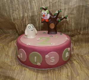 Lapaniina ja pöllö – kakku 2-vuotiaalle Thumbnail for 45341