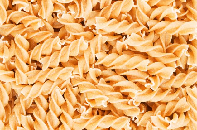 fusilli pasta raw