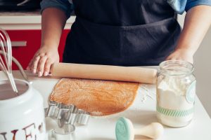 Making A Dough For Gingerbread Cookies