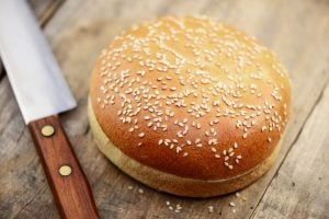 hamburger bread bun burger