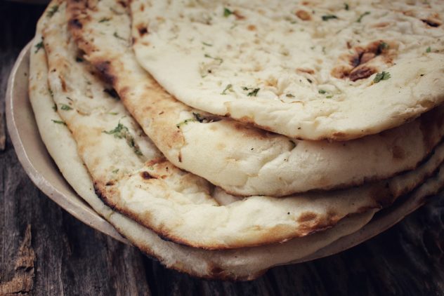 Indian naan bread