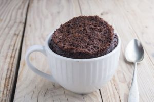 Mug cake brownie