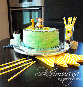 Apina apina kiipesi puuhun! Nyt synttärikakun päälle :) Thumbnail for 47928