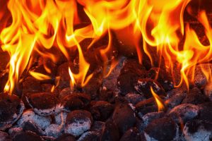 grill grilling flames coal