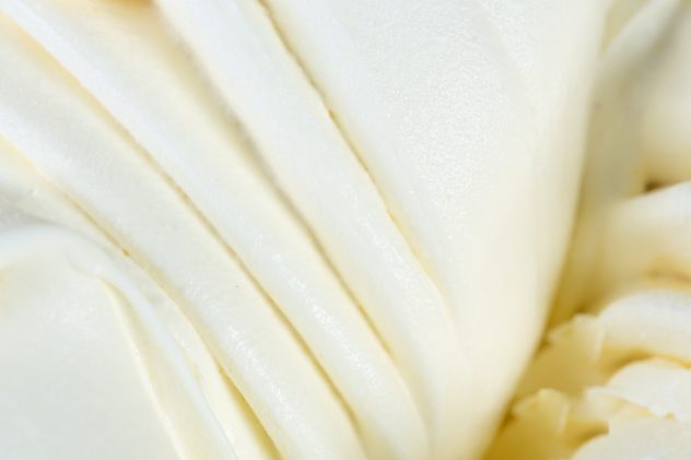 Vanilla ice-cream sorbet.