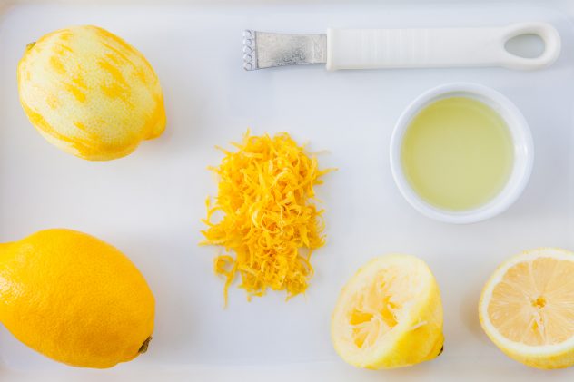lemon zest baking