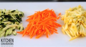 Nerokas tapa suikaloida vihannekset julienne-tekniikalla julienne