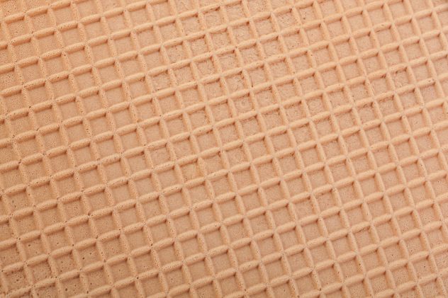 Brown wafer background waffle