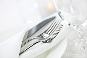 table setting fork knife