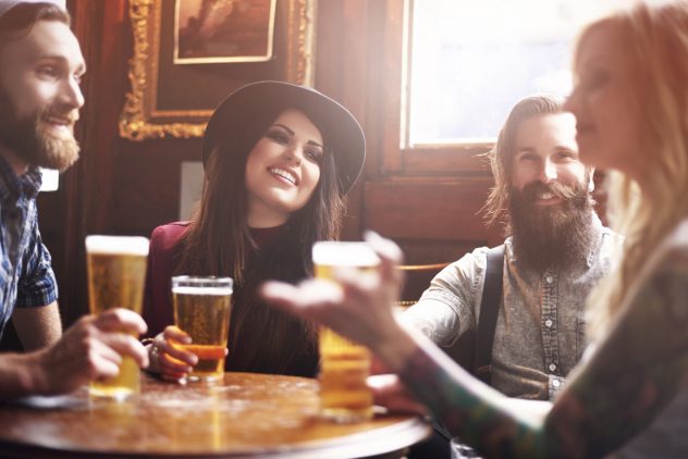 beer alcohol friends pub bar drink