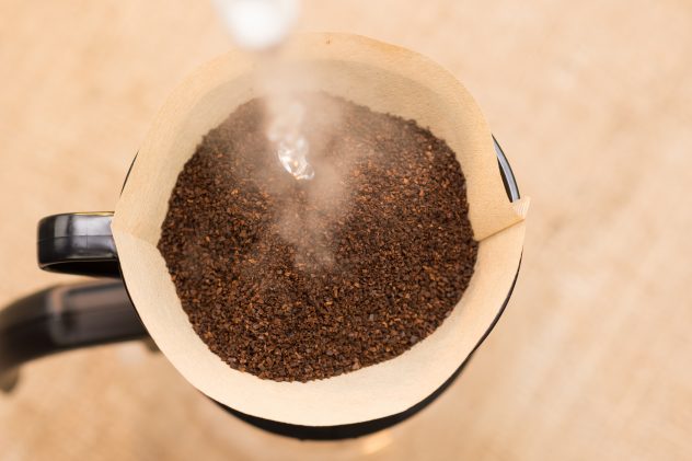 coffee grounds filter machine maker