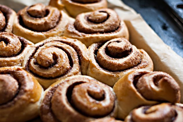 Freshly Cinnabon in the form of