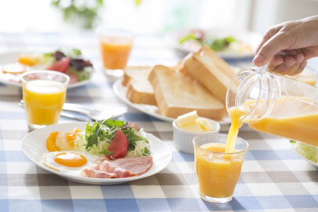 juice orange breakfast