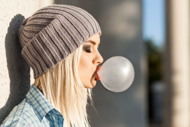 gum chewing chew