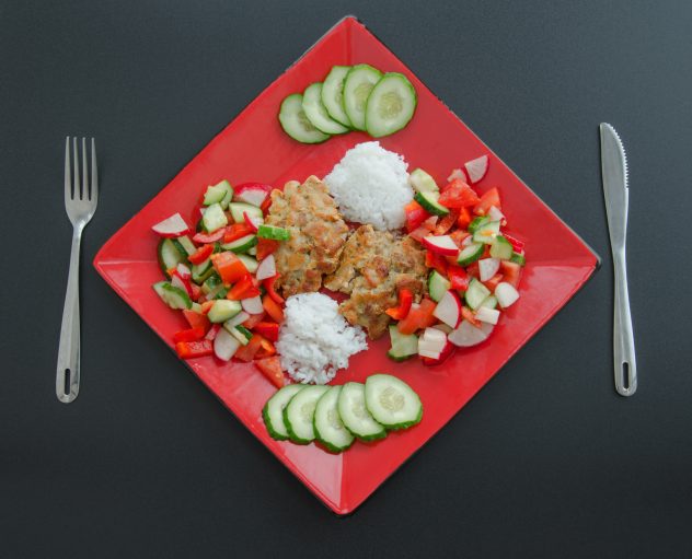 dine plate meal