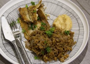 Libanonilaiset silakat, freekeh-pilahvi ja chipotledippi Thumbnail for 75009