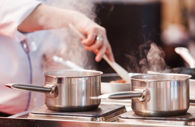 chef at work cooking