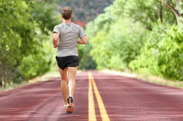 man running