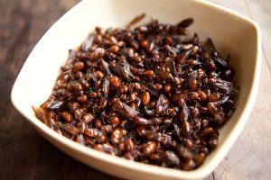 insect fried, Asian local food
