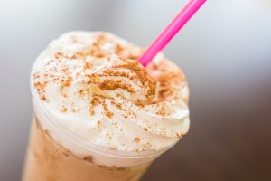 iced ice coffee cream whipped starbucks straw coffee takeaway