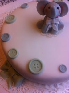 Baby shower kakku pojalle / Baby shower cake Thumbnail for 88648