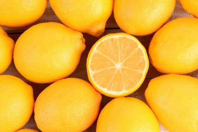 Closeup Lemons