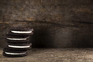 Chocolate cookies oreo domino
