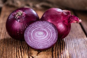 Red Onions (close-up shot)