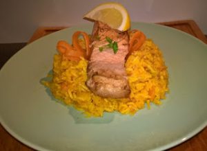 Aromaattinen Pilahviriisi paistetulla lohifileellä Thumbnail for 131865