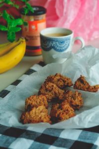 Jauhottomat maapähkinävoi-banaanikeksit Thumbnail for 142278