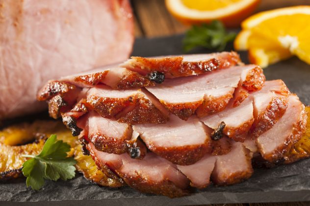 Traditional Sliced Honey Glazed Ham