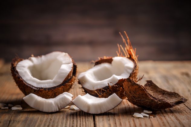 Fruits of coconut