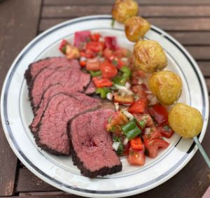 Picanha grillissä ja vineigrette salsa Thumbnail for 158056