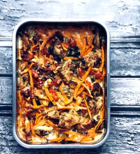 Lisää elokuisia arjen helpottajia: kana-kasviskiusaus Thumbnail for 159283