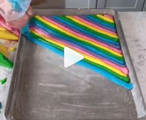 Nyt on sairaan söpö leivonnainen! – Niin ihana, ettei sanotuksi saa Sateenkaaritorttu