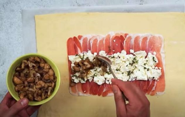 feta-kinkku-sienipiiras