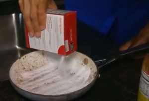 Ruokasoodaa pannulle