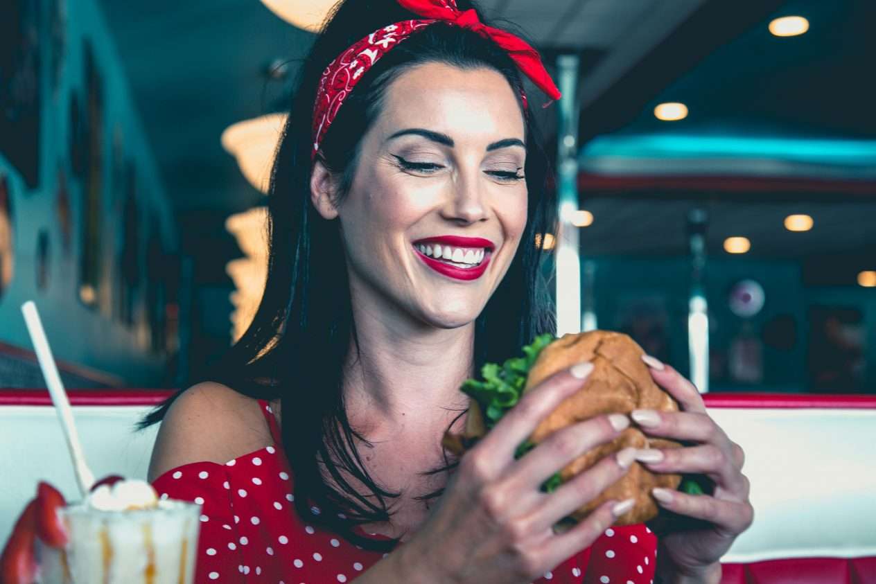 Woman food