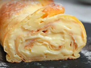 Taivaallinen vaniljavanukasrulla – katso helppo ohje vanukasrulla