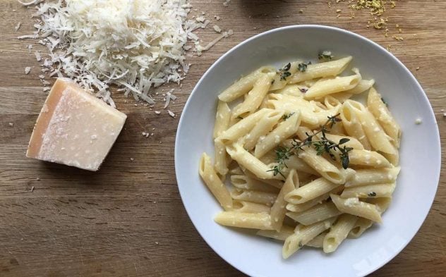 herkkusuut neljän juuston pasta