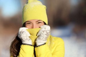 ihon suojaus pakkasella