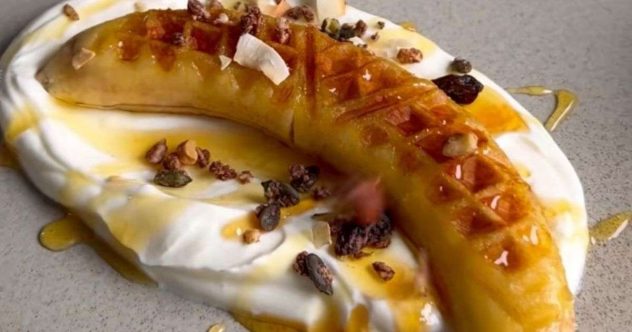 banaani-vohveliraudalla