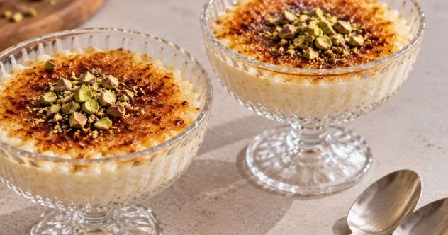 Riisivanukas crème brûlée