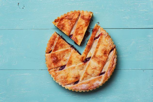 cherry pie baking baked