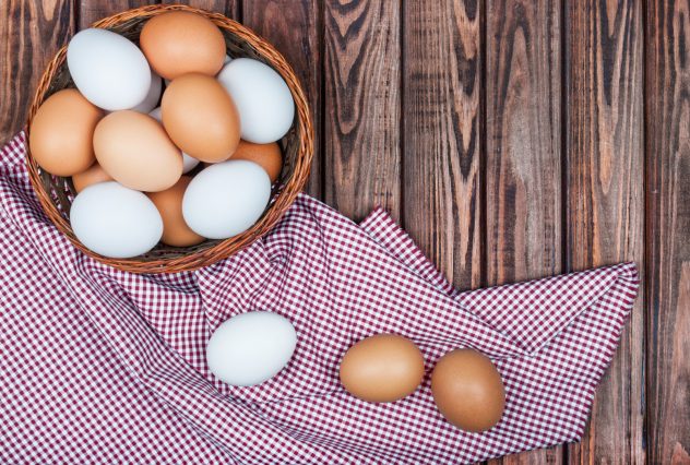 eggs in basket